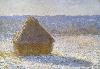 Claude Monet (1840-1926) : Meule, effet de neige, le matin. 1891, © Museum of Fine Arts of Boston